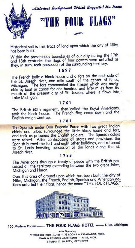 Four Flags Hotel - Flyer (newer photo)
